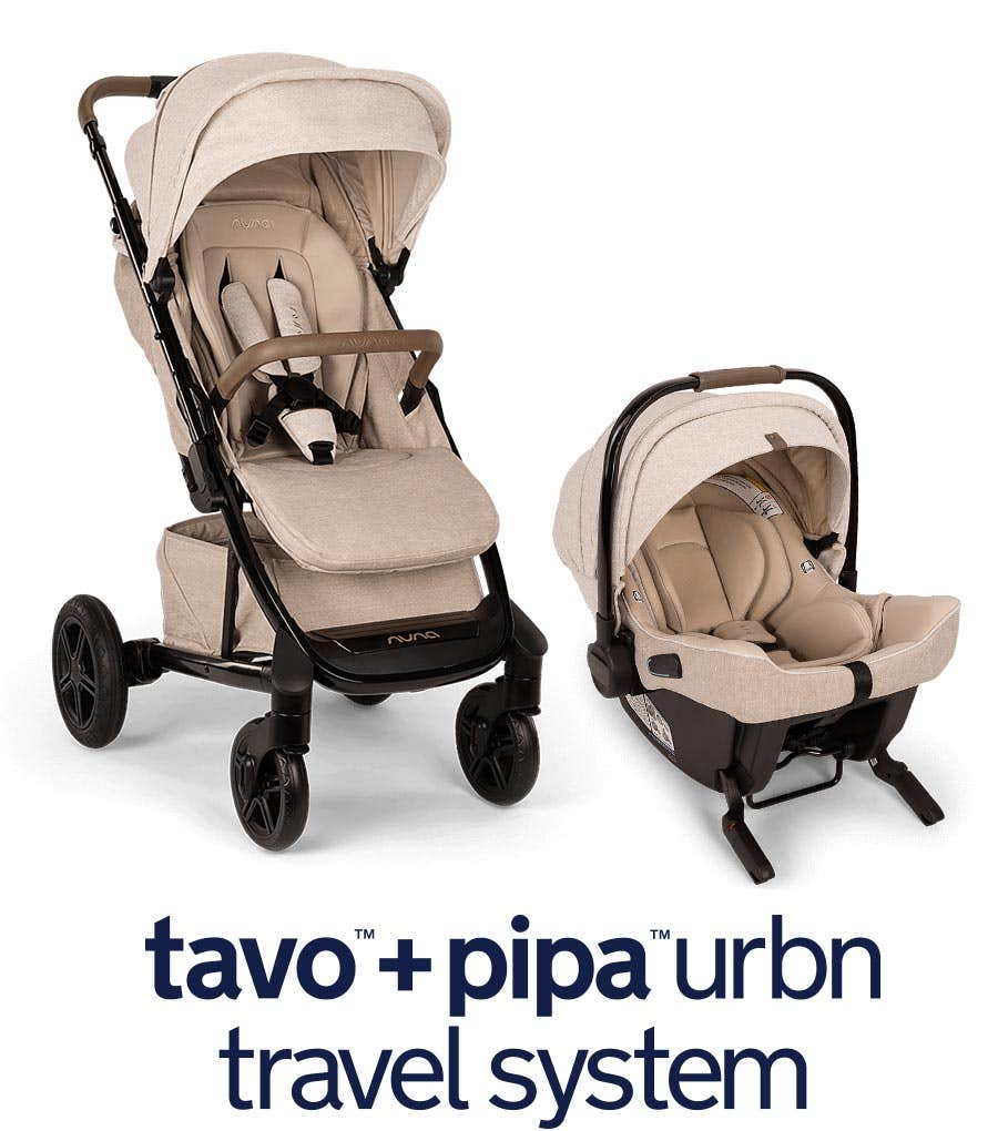 Shop TAVO next + PIPA urbn travel system in Macaron