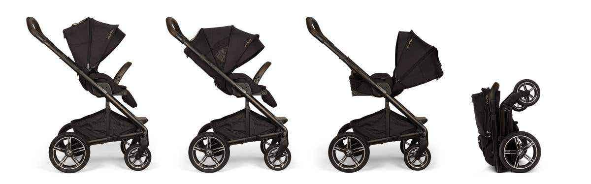 Nuna x BMW MIXX next + carry cot modes line up